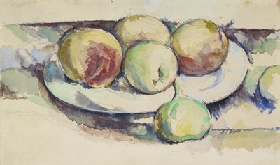 Still Life of Peaches and Figs by Paul Cézanne